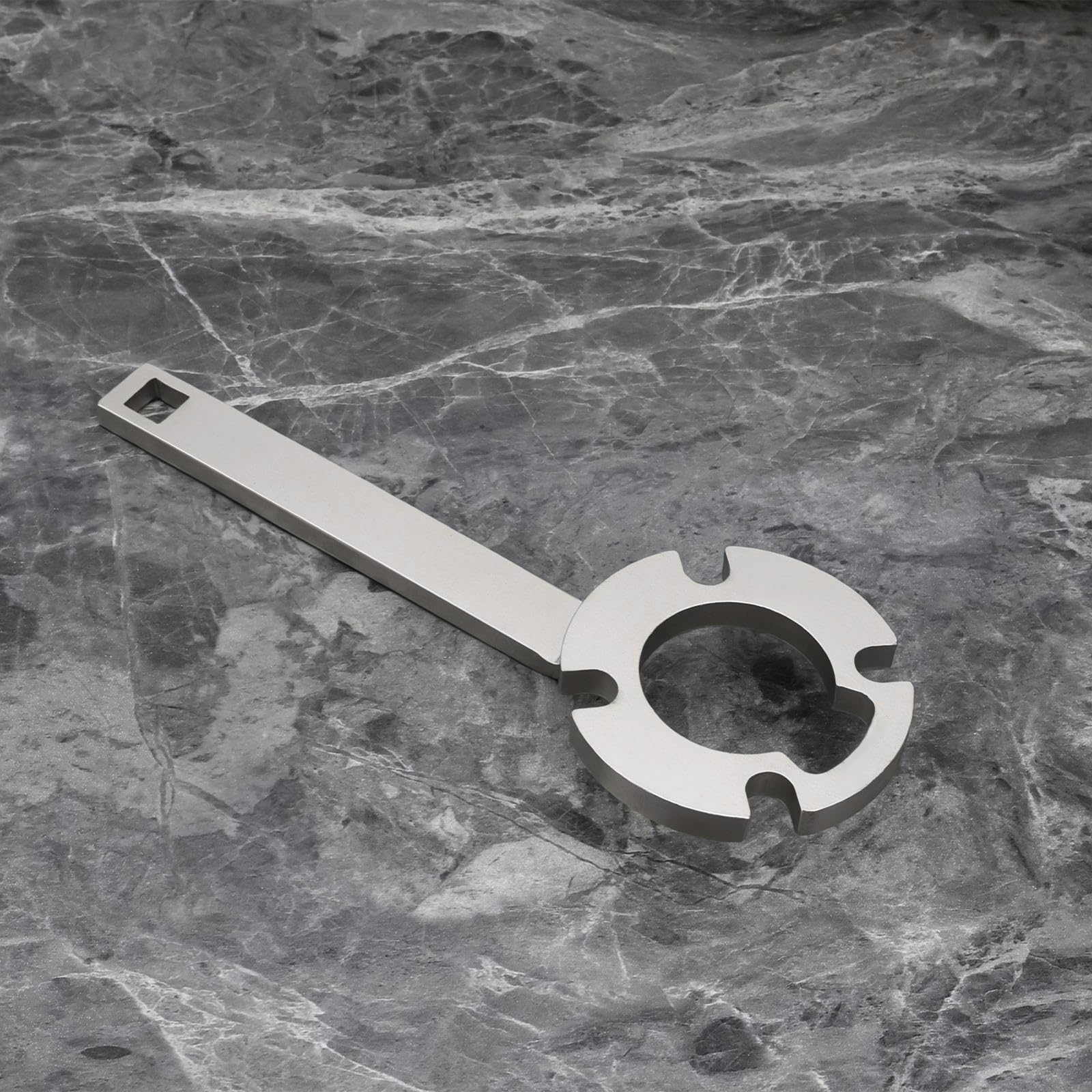 The Lord of the Tools 1x Llave de Bloqueo de Polea de árbol de Levas de Distribución del Motor Compatible con Ford 2.5 Compatible con Volvo 2.0 2.4 OE 999 5433 25,5 X 8,8 Cm Color Plateado