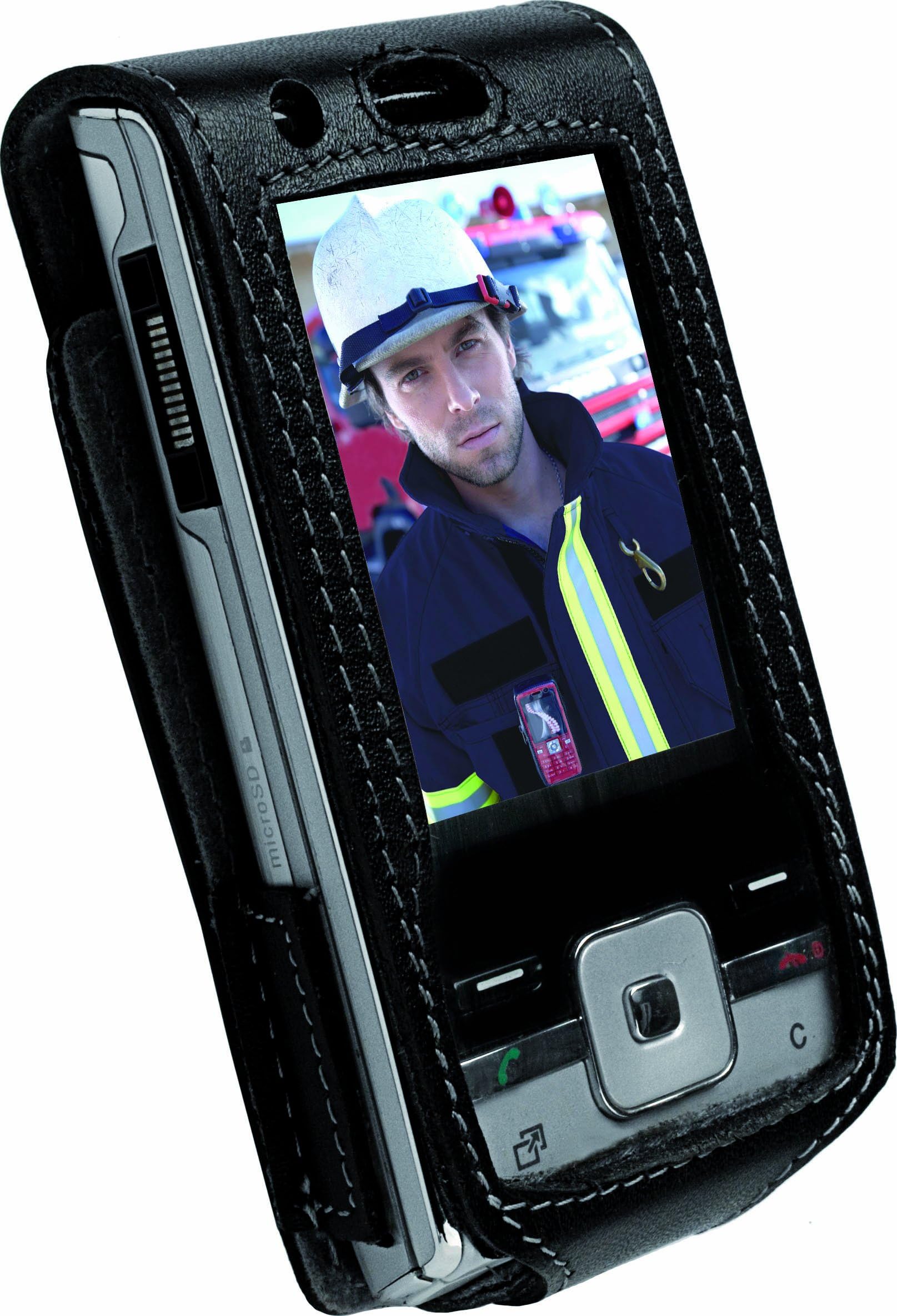 KrusellDynamic Leather Case for Sony Ericsson T715 - Black