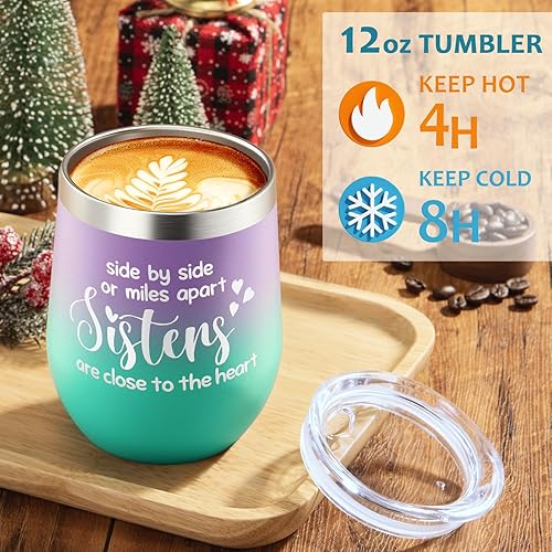 Miniatura 5 de Regalos para hermanas de hermana, regalos de cumpleaños para hermana de hermano, regalos de cumpleaños para mejor amiga, para cuñada, hermana del