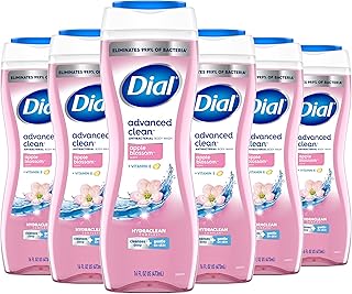 Dial Gel de baño, paquete de 6, aroma de flor...