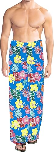 Miniatura 8 de LA LEELA Men's Pareo Standard Party Surf Sarong Beach Wrap