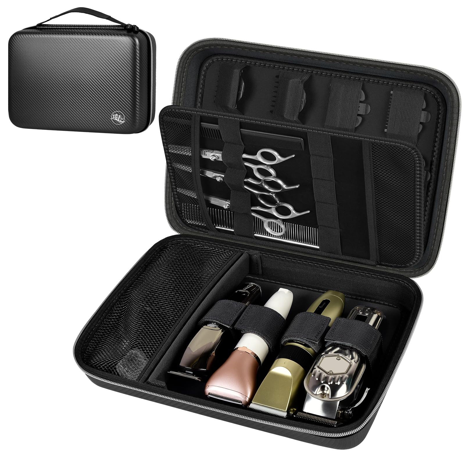 Boobowl Hard Travel Case - hair cutting tools | Mubboo