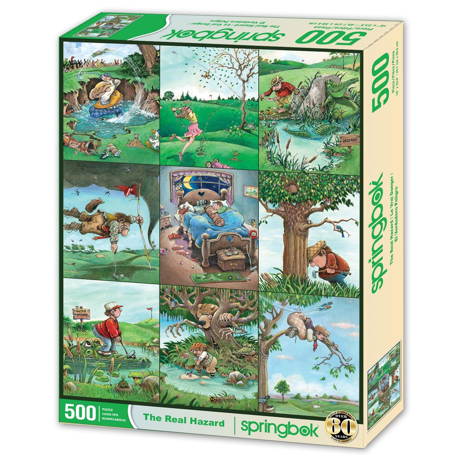 Springbok 500 Teile Puzzle 'Home Sweet Home' – Made In USA, Aus Recycelten Materialien, Präzise Stücke