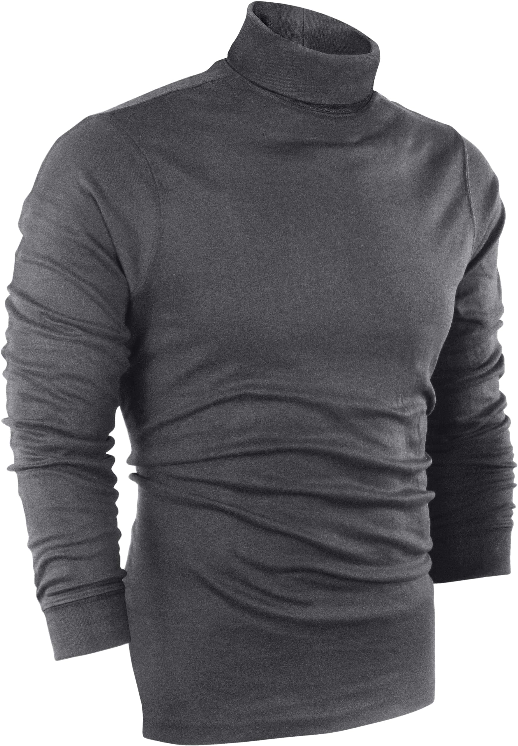 Utopia Wear Turtleneck Men Slim Fit UPF 50+ Lightweight Pullover Sweater Long Sleeves Top