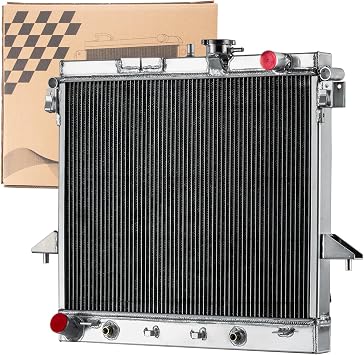 4 Row Core Radiator Compatible with 2006-2012 Chevy Colorado GMC Canyon V8 Hummer H3 H3T 3.5l 3.7l 5.3l Aluminum Cooling 06 07 2008 2009 2010 2011