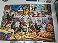 Buffalo Games - Brigid Ashwood - Pizza Time Pups - Puzzle da 750 pezzi
