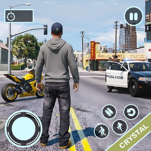Juego Urbano Urbano Offline de City Gangster 3D – Crystal