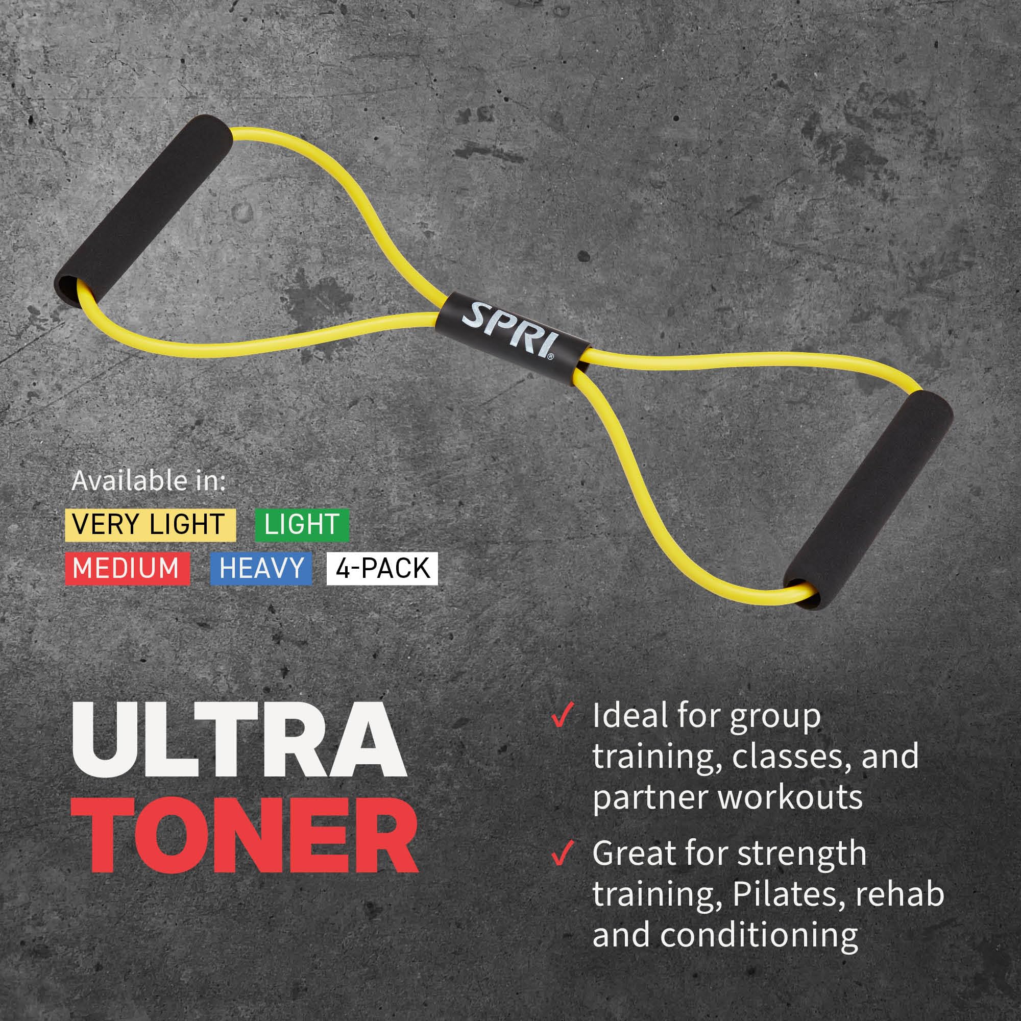 SPRI Ultra Toner oporowy Band Rysunek 8 Sznurek do ćwiczeń (wszystkie paski sprzedawane oddzielnie)