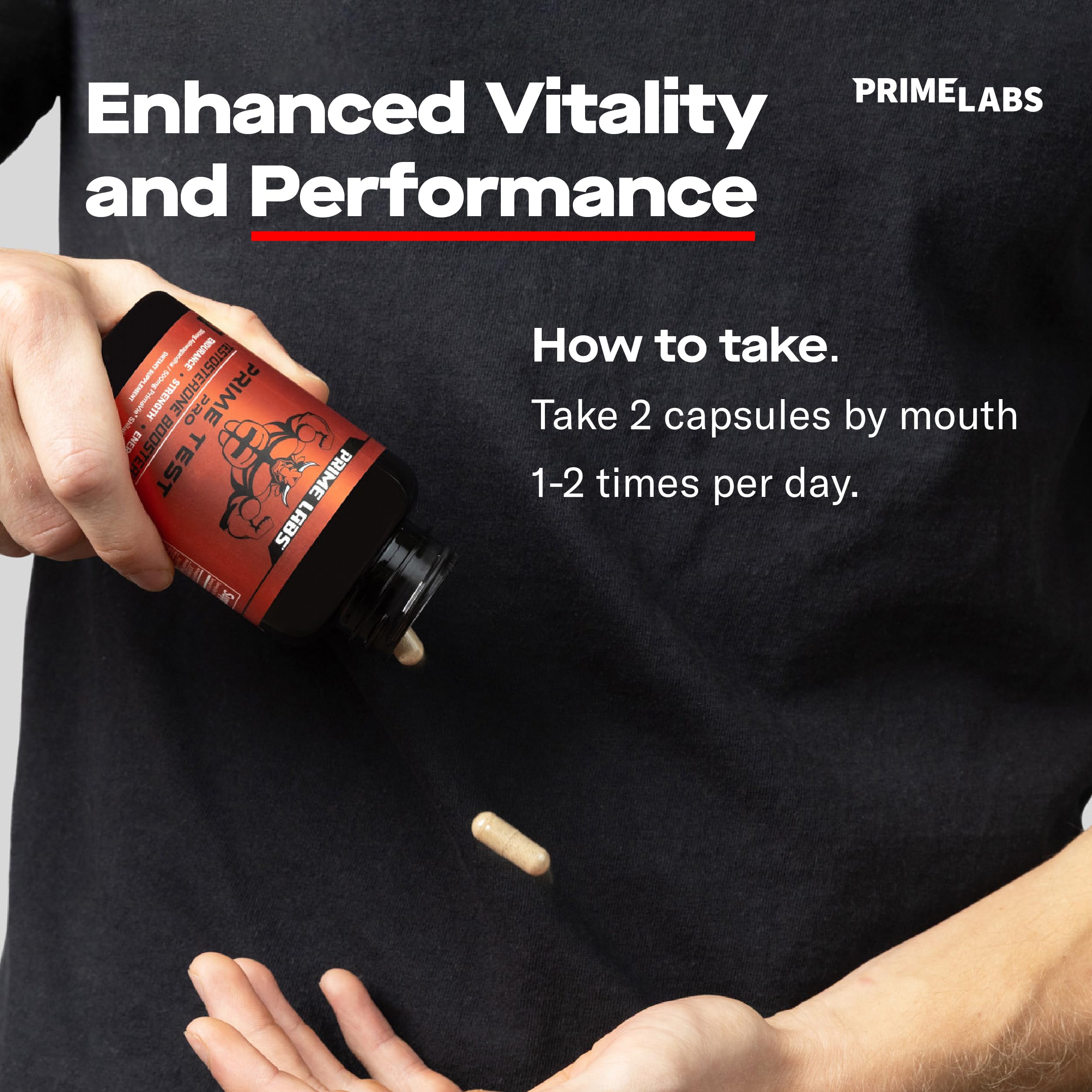Prime Labs Prime Test Pro, Testosterone Booster for Men with Shilajit — Amazon image 7
