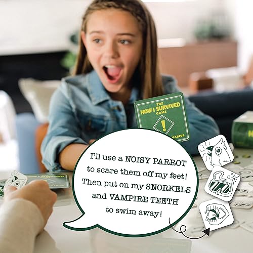 Miniatura 6 de MindWare Juego de cartas The How I Survived - Divertido para niños y adultos Laugh til You Cry, regalo súper divertido para niños y niñas a partir