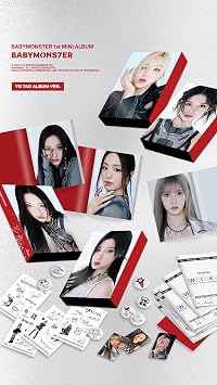DREAMUS BABYMONSTER BABYMONS7ER 1st Mini Album Contents+Photobook+Photocard+etc+Tracking Sealed BM (YG TAG Chiquita Version)