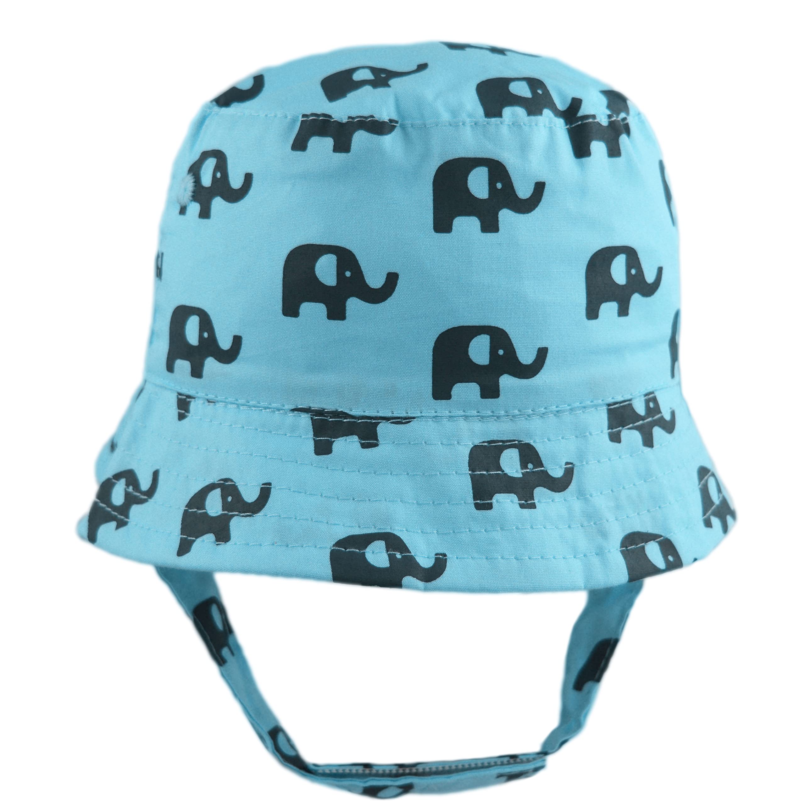 Sombrero de verano para bebé de 1 mes: ideal para paseos playeros en azul 6