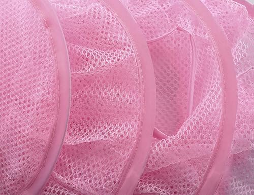 Miniatura 8 de Libeder Organizador de bolsas de almacenamiento colgante de malla para ahorrar espacio, organizador de almacenamiento plegable, 3 compartimentos,