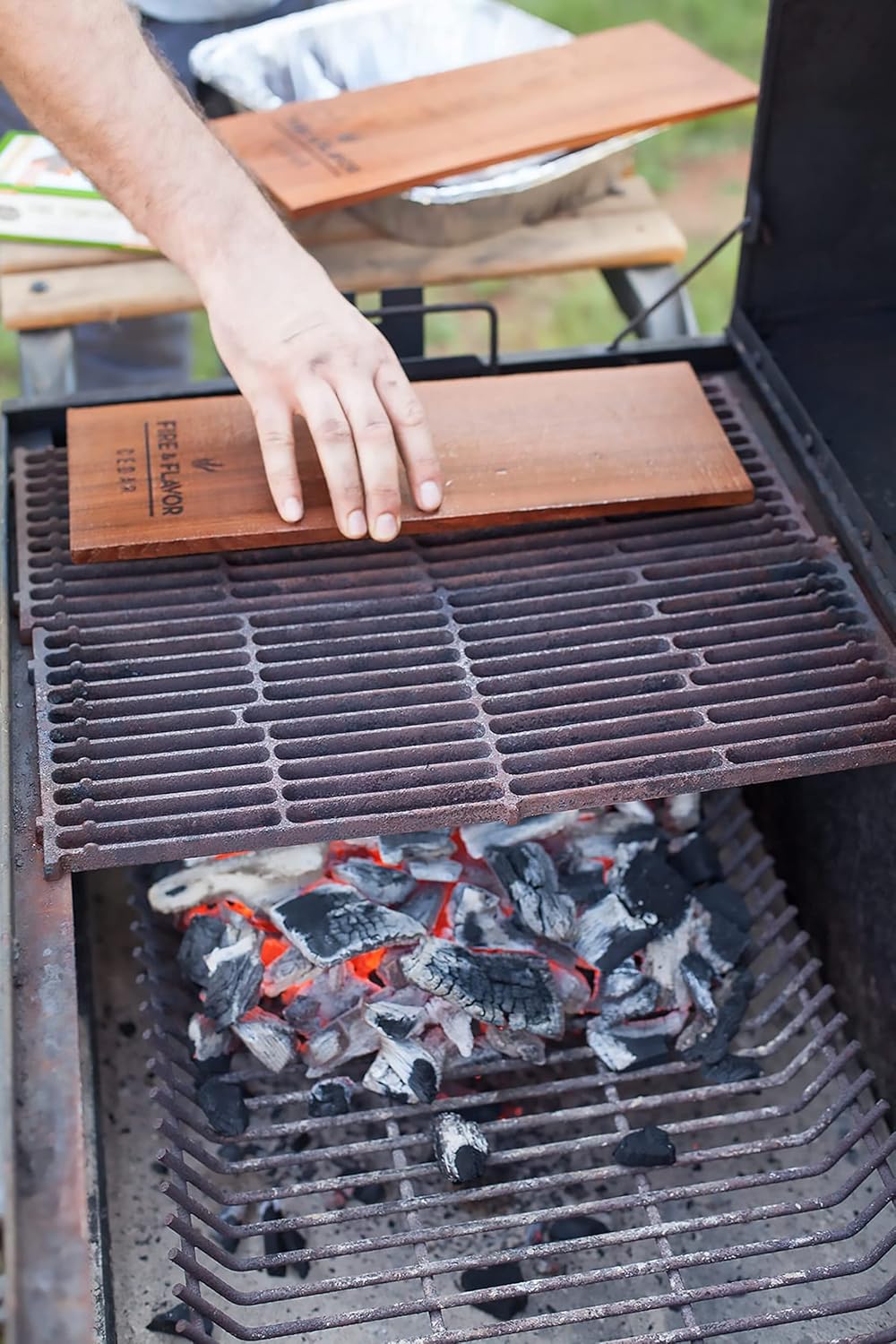 Fire & Flavor Cedar Planks, Great for Cedar Planked Salmon, Sustainably Sourced & Certified, 2-Pack, 11 inch