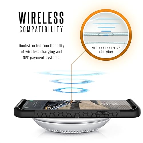 Miniatura 5 de URBAN ARMOR GEAR UAG - Funda para Samsung Galaxy S9 Plus pantalla de 6.2 pulgadas Monarch Feather-Light Rugged Negro Funda militar probada contra