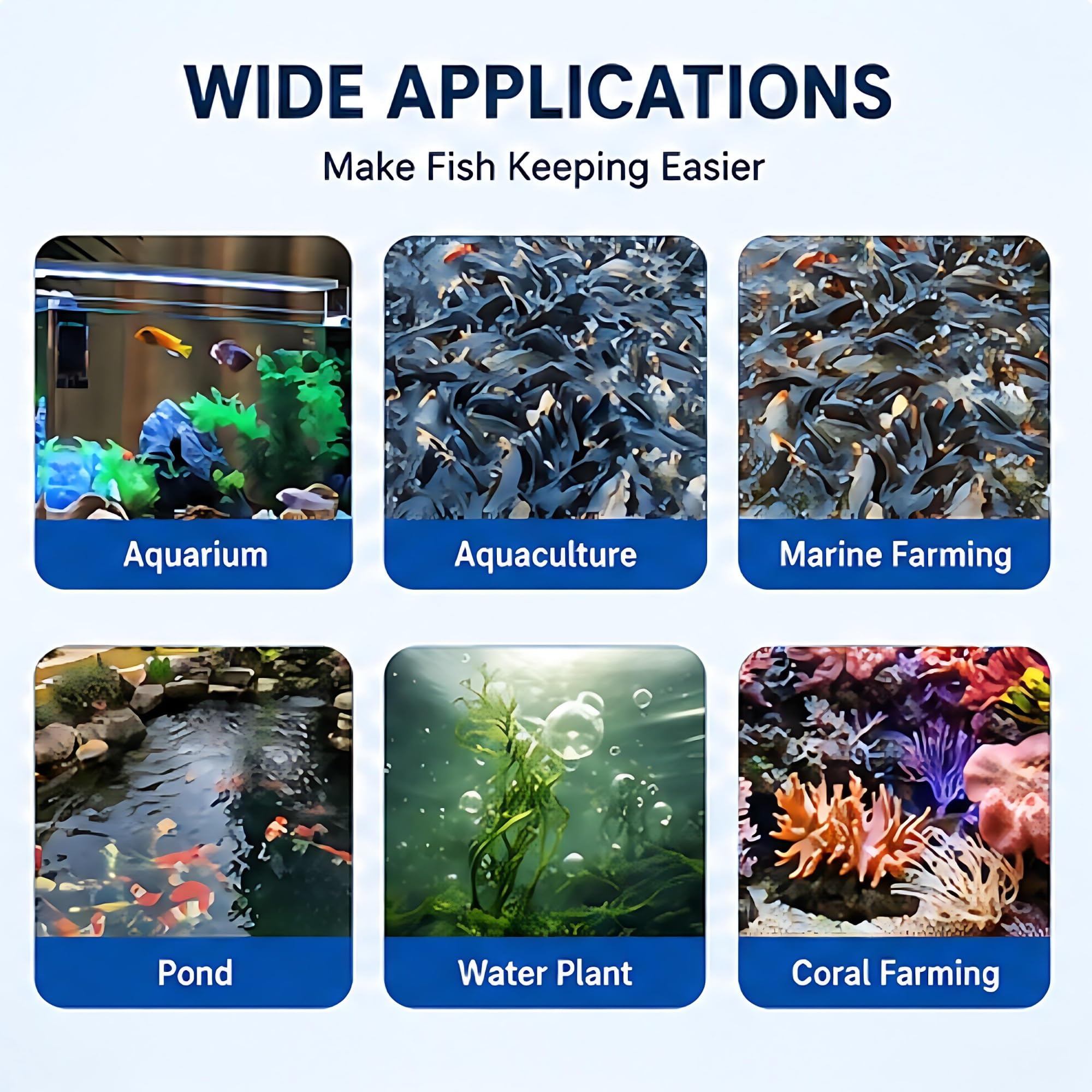 Enfriador para Pecera, Enfriador Acuario, Enfriador para Acuarios | Doble Entrada/Salida, Disipación Multi-agujeros, Bajo Ruido, Enfriamiento Rápido, Pequeño Estudio(Y-100L)