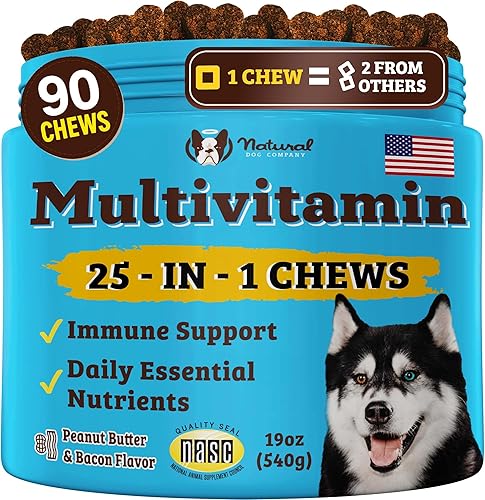 Vista 18 de Natural Dog Company Masticables calmantes para perros, suplemento para aliviar el estrés y la ansiedad con manzanilla, raíz de valeriana y Fuerza