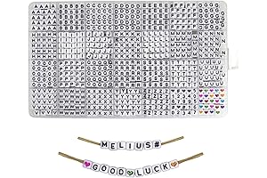 6mm Letter Beads: Express Yourself with Endless Creativity