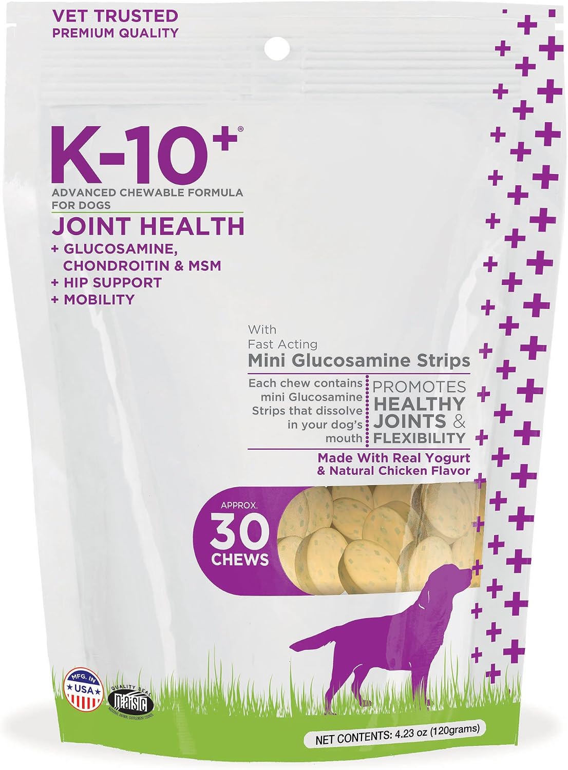 K-10+ Joint Health Advanced Chewable Formulas For Dogs (Pack Of 30)