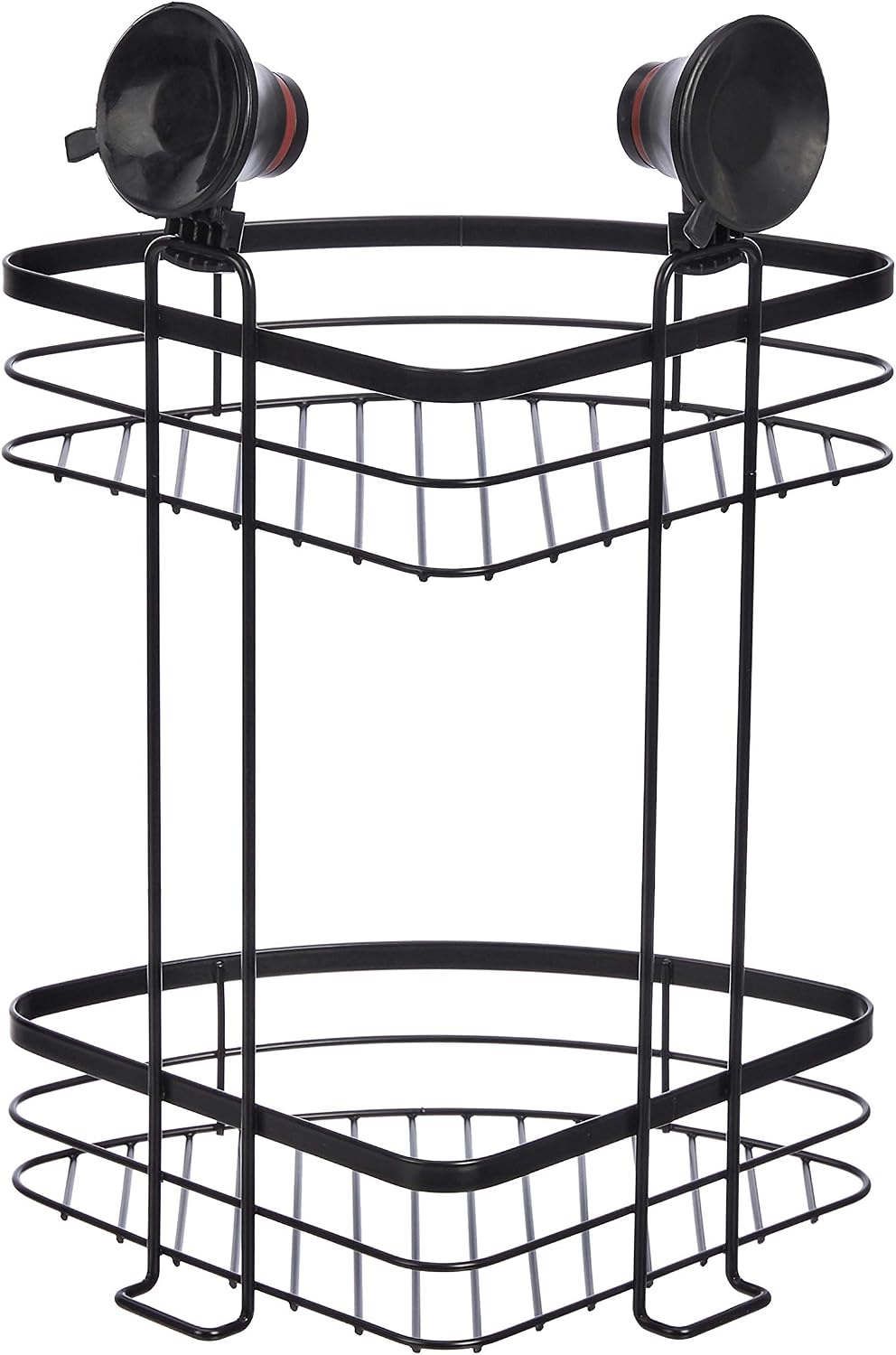 Amazon Basics Suction Shower 2-Tier Corner Shelf