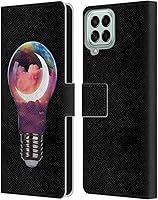 Vista 7 de Head Case Designs Officially Licensed Dave Loblaw Synthwave Street Sci-Fi and Surreal Leather Wallet Case Compatible with Samsung Galaxy M53 (2022)
