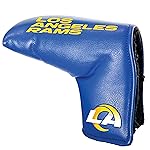 Team Golf NFL Los Angeles Rams Vintage Blade Putter Cover Golf Club Vintage Blade Putter Headcover, Form Fitting Design, Fits Scotty Cameron, Taylormade, Odyssey, Titleist, Ping, Callaway