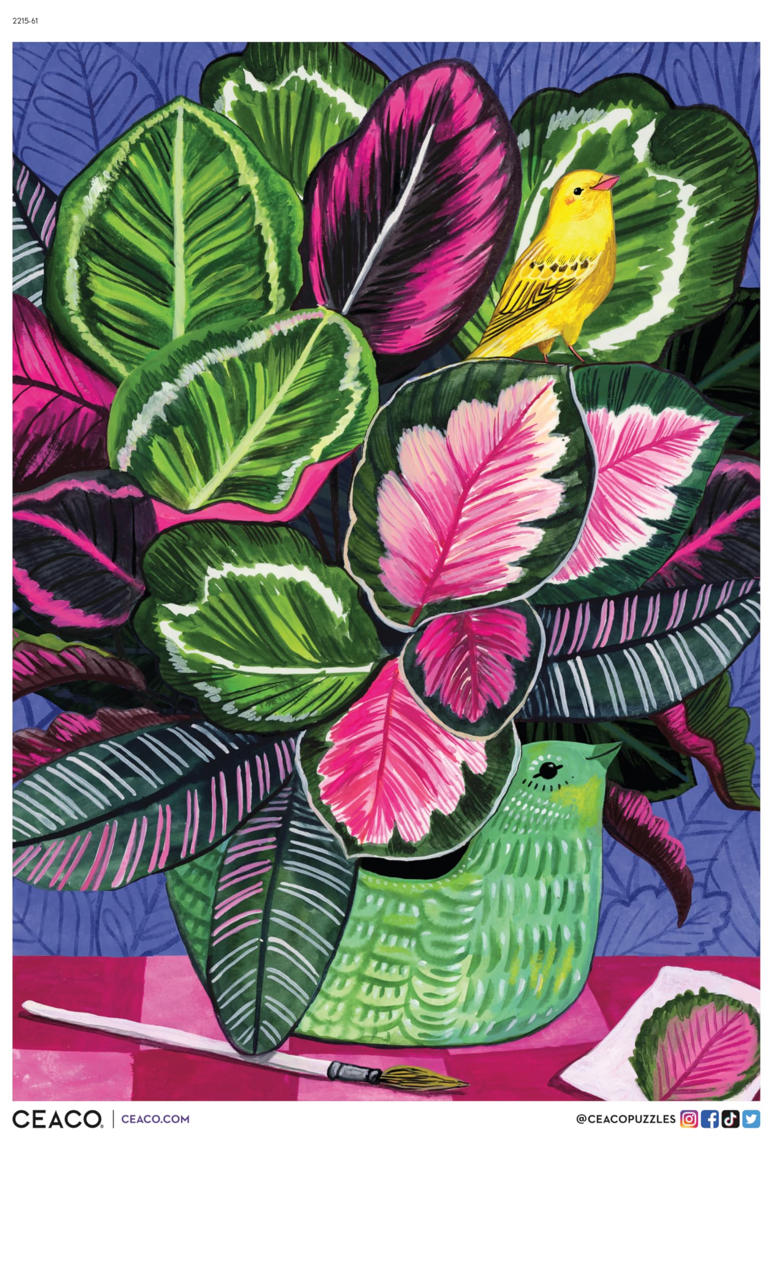 Amazon.com: Ceaco - Jars of Flowers - 300 Large Piece Jigsaw