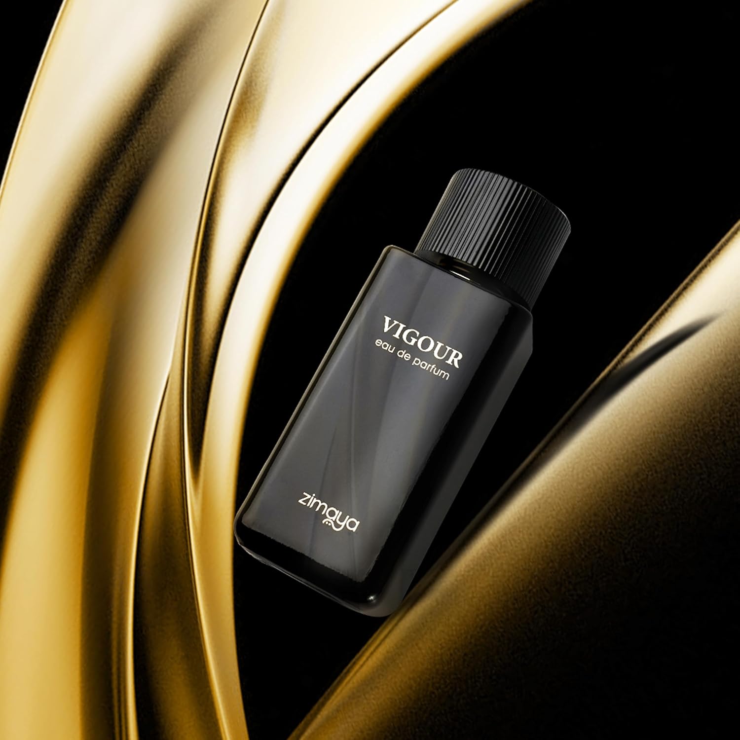 zimaya Vigour Pour Homme Eau de Parfum 3.4 Fl. Oz, Spicy Fresh Oud Scent with Woods & Musk