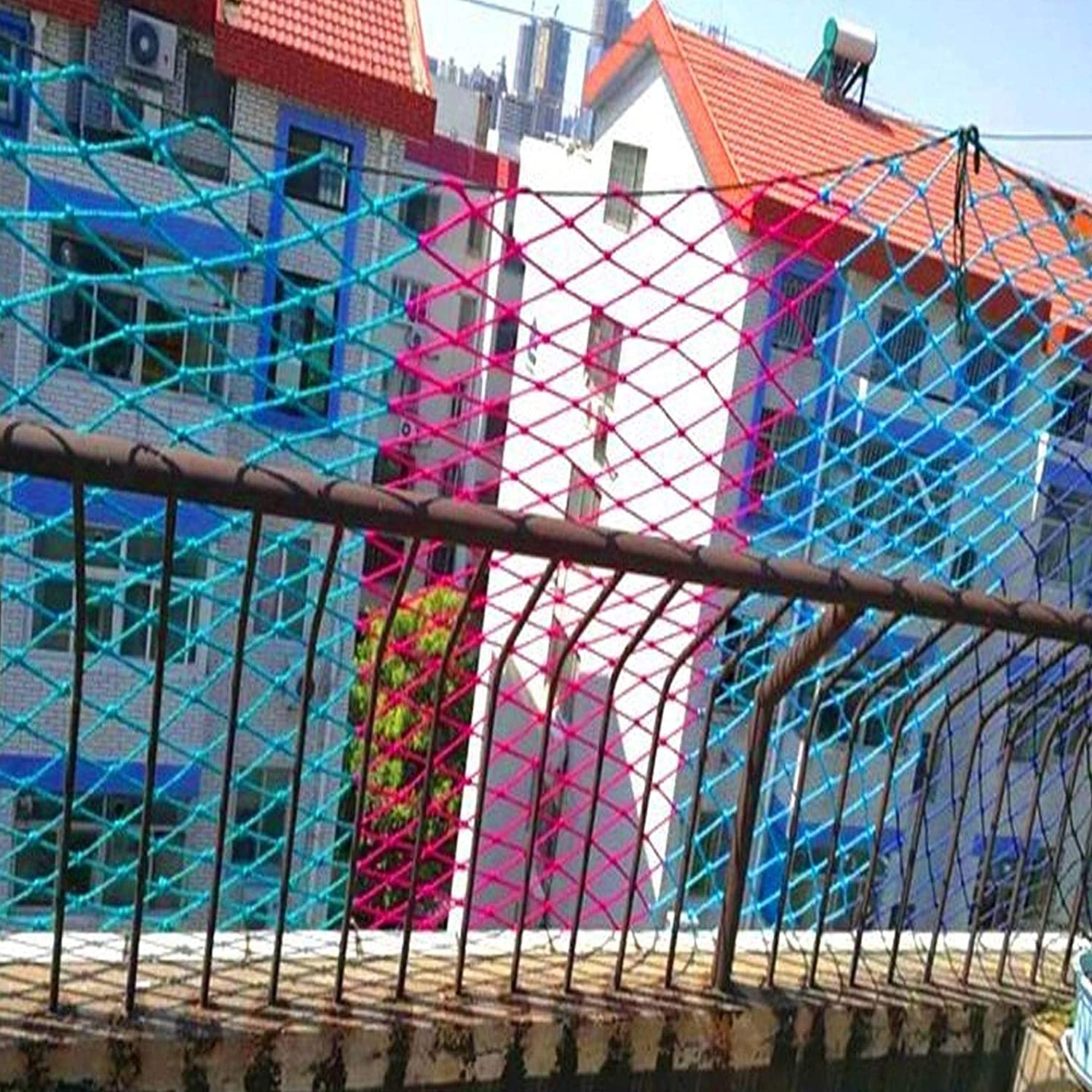 Seilnetz für Garten- und Spielplatzsicherheit, Haustierschutz Außennetz, dekoratives Deckennetz, Geländer und Treppenzaun Sicherheitsbarriere