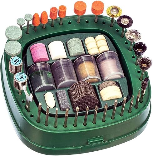 Miniatura 8 de ToolTreaux Kit de accesorios para herramientas rotativas con soporte giratorio, herramientas de manualidades de 276 piezas