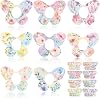 Geiserailie 32 Pack Adhesive Patches, Compatible with Dexcom G7, CGM Patches, Butterfly Tape Stickers, Sensor Covers, Waterproof and Sweat-Proof, Flexible and Breathable, Pre-Cut, Long-Lasting