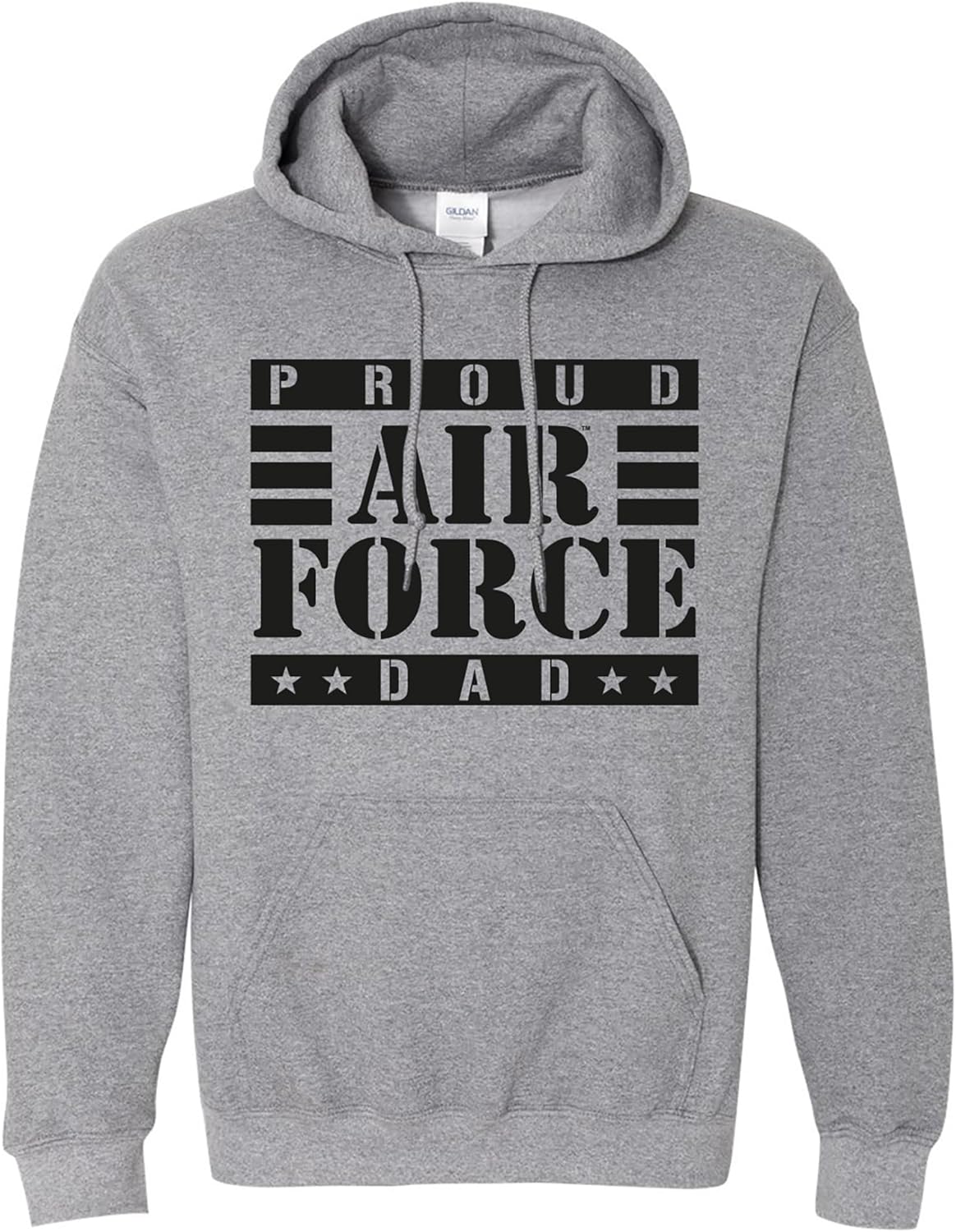 zerogravitee Proud Air Force Dad Hooded Sweatshirt