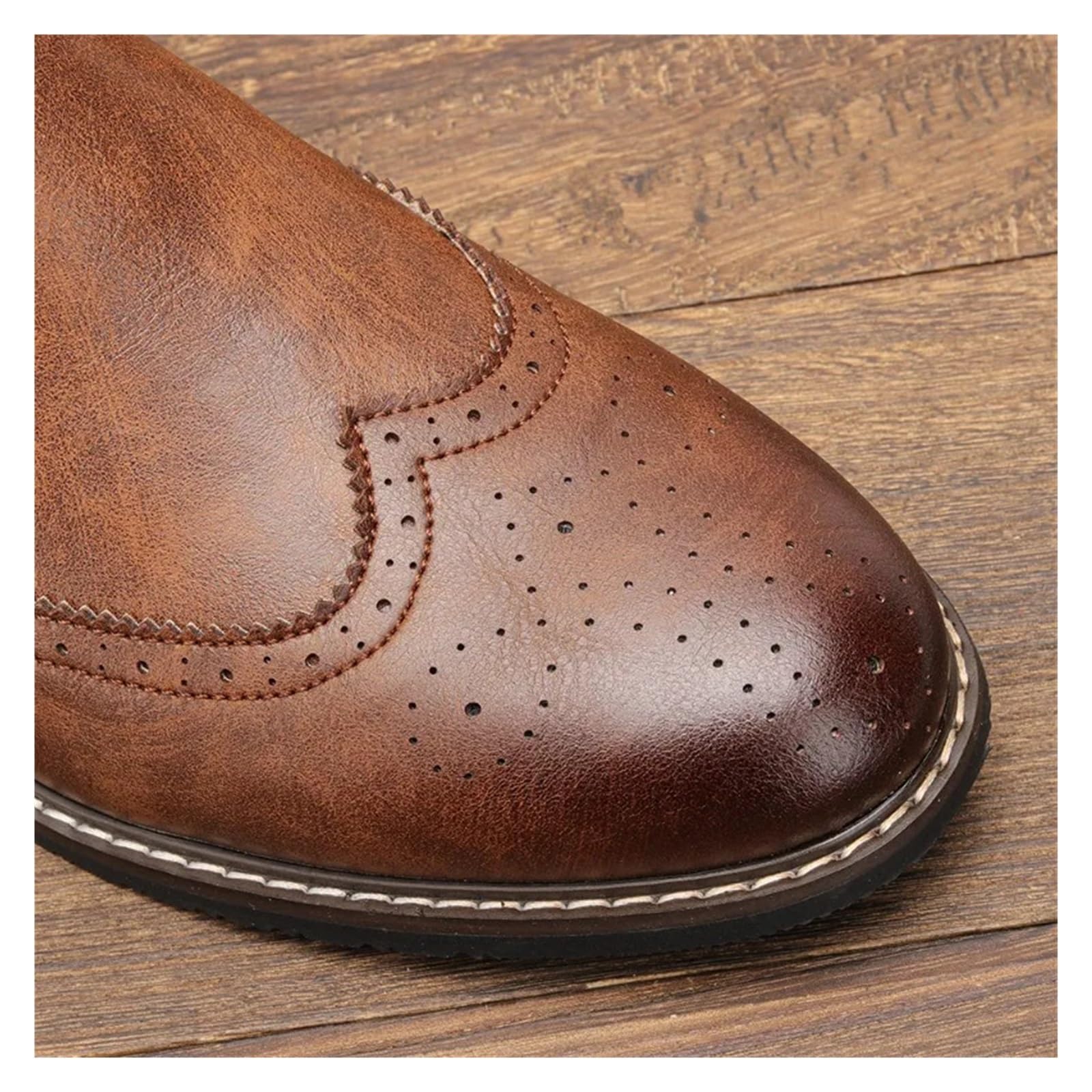Stivali da uomo di marca di lusso Stivali in pelle Chelsea alla caviglia Classics Business Casual Stivali formali Botas Masculinas