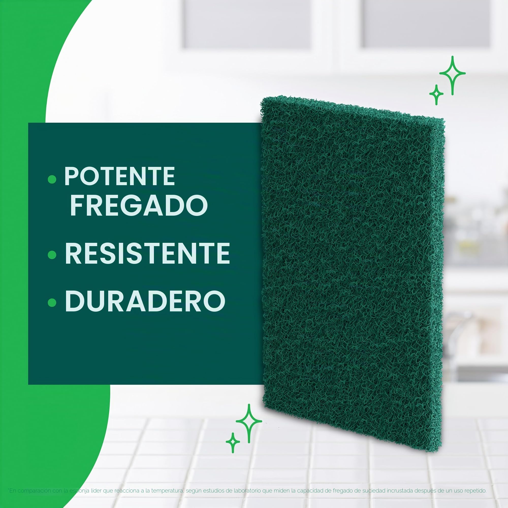 Scotch-Brite Estropajo Resistente, Verde, 21 Almohadillas