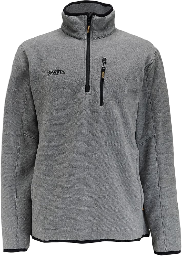 メンズウェア CLUBHAUS Fleece 1/4 Pullover Gray/Black Port & Co Fan Favorite Fleece 1/4-Zip Pullover Sweatshirt