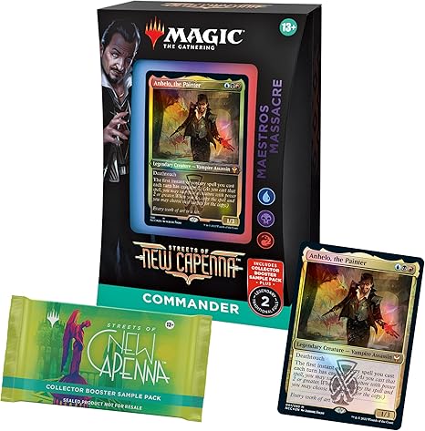 Streets of New Capenna Commander Deck Maestros Massacre + Collector Booster Sample Pack