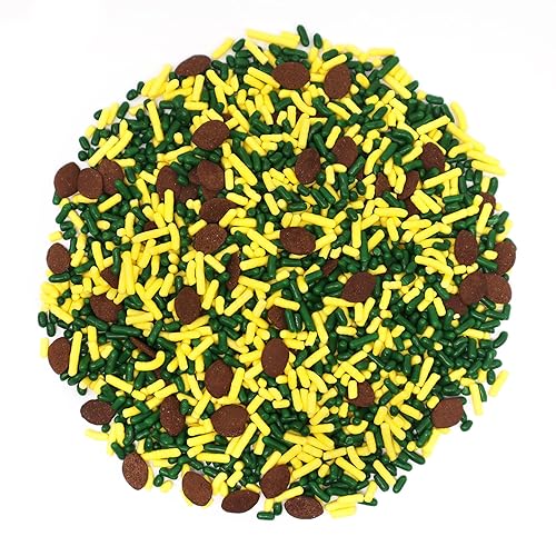 Miniatura 23 de Mystic Sprinkles The Big Football Game Jimmy Mix Botella de 3 oz (mezcla de espolvorear azul y amarillo, 3 onzas) Mezcla de espolvorear azul