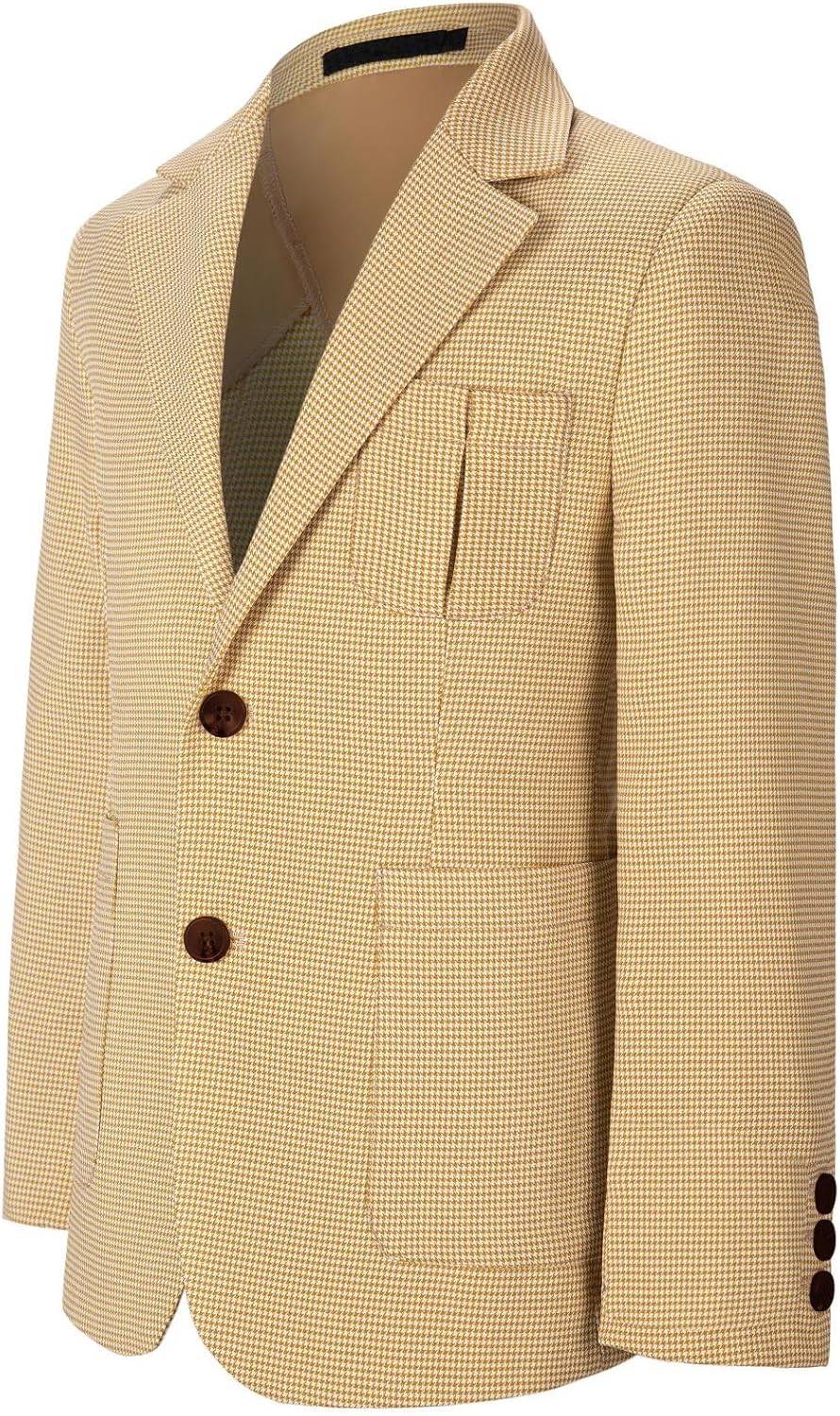 YuanLu Toddler Boys Suit Blazer Formal Dress Jacket Slim Fit Sport Coat for Kids