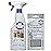 Bar Keepers Friend Stainless Steel Cleaner and Polish Spray (16 oz) Plus 1 Microfiber Cleaning Cloth, 2pc Cleaning Kit to Remove Oily Fingerprints, Grime and Food Debris without Dulling Surfaces
