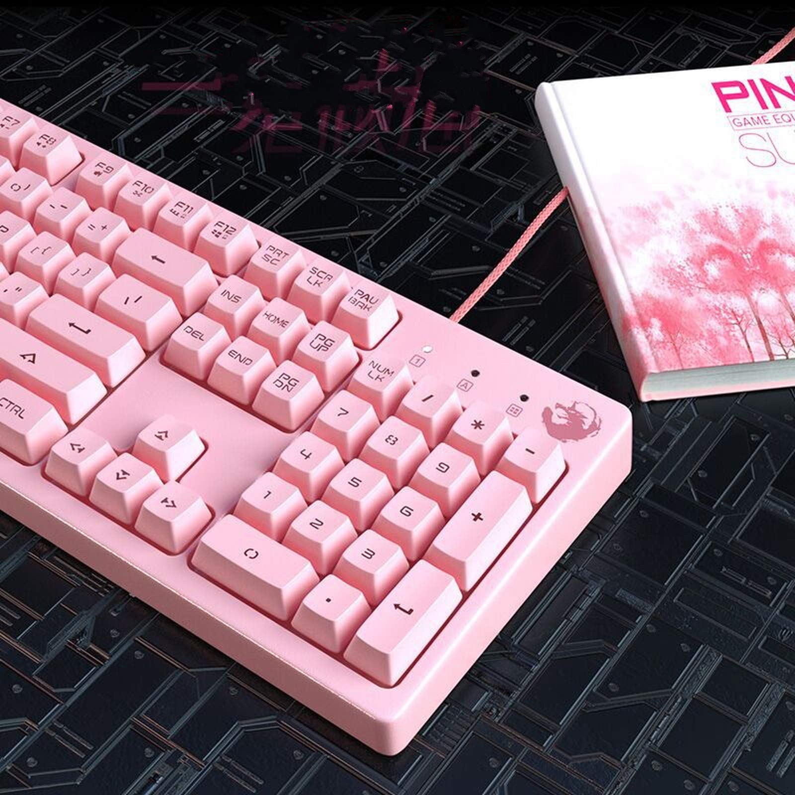 Amazon.co.jp: ピンクキーボードセットガールズ二次元かわいい