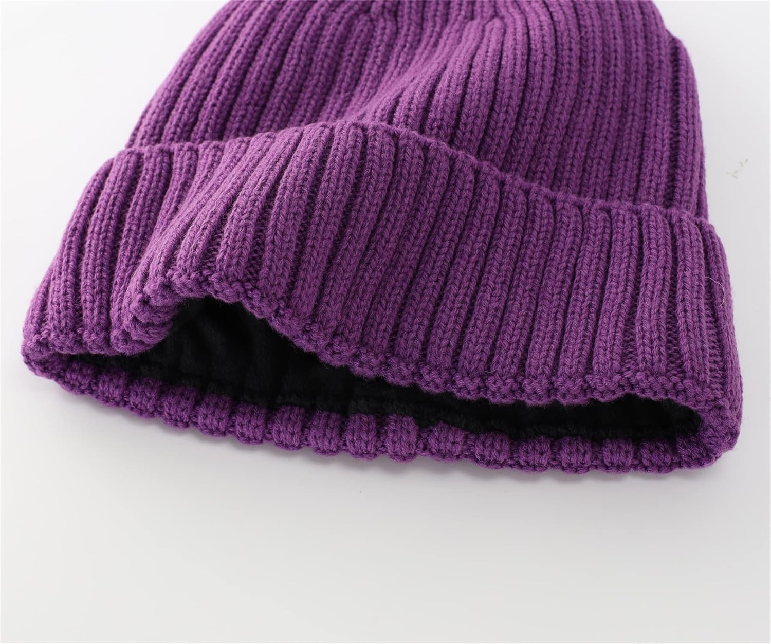 Connectyle Fleece Lined Cuffed Beanie Hat for Men Women Knitted Winter Wool Beanies Skull Cap Warm Watch Hat - Image 5