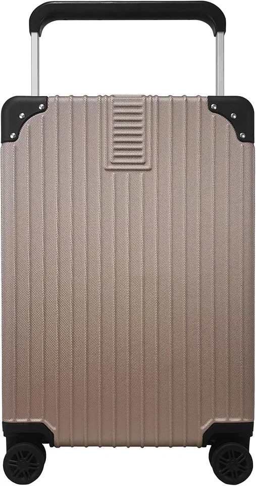 Mala Rígida De Fibra 360° Tamanho Bordo - Gladiador Wide (Rose Gold)