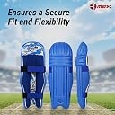 RMAX Cricket Batting Legguard Pad for Optimal Protection and Comfort for Cricketers, Full Size (Royal Blue) gallery image