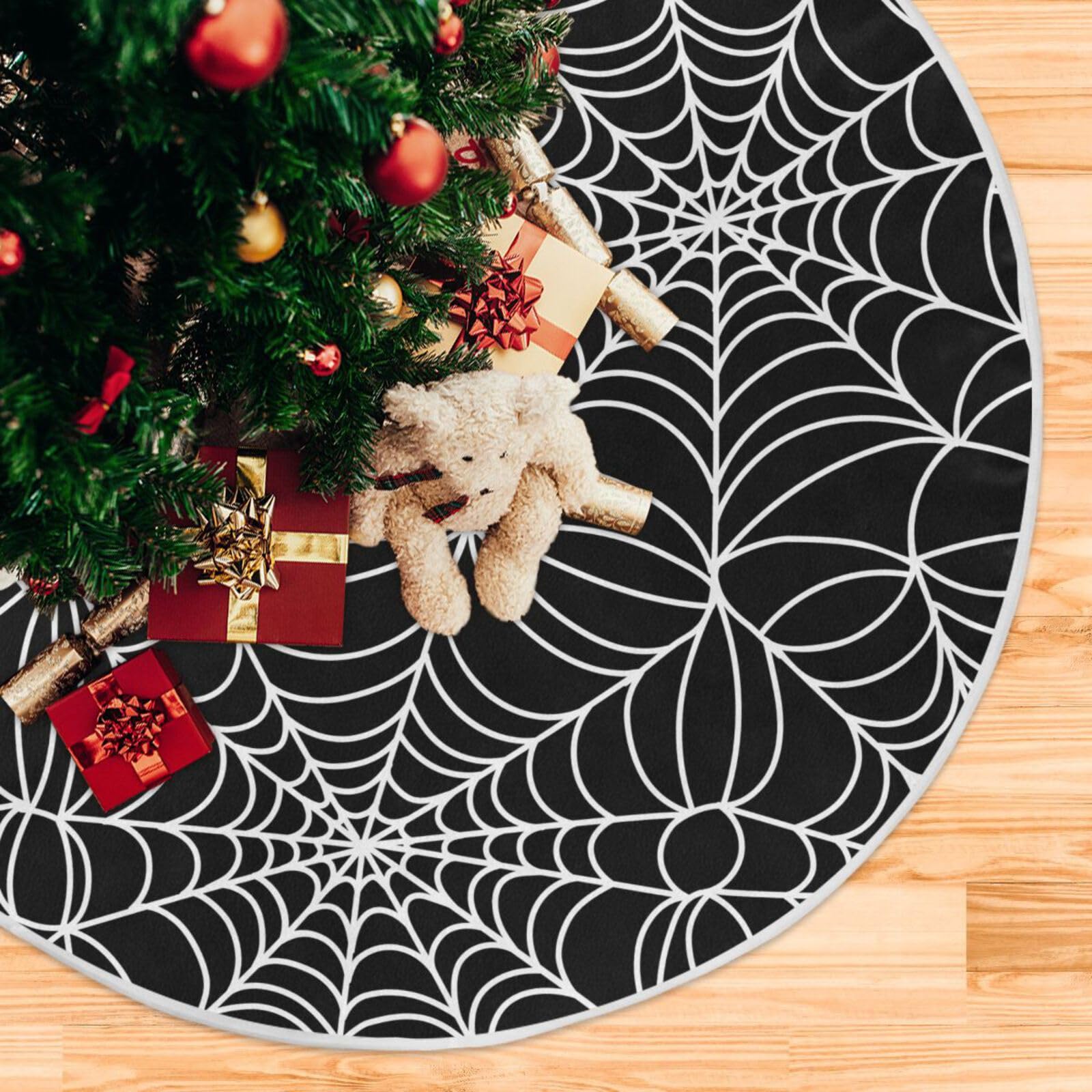 MACTING Jupe De Sapin De Noël Noire, Petite Jupe De Sapin De