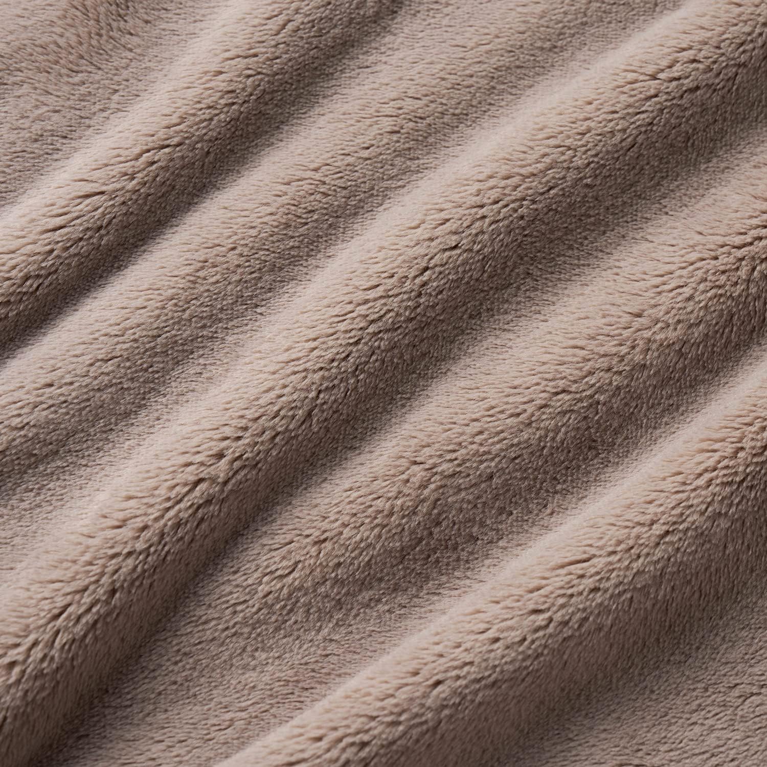 Berkshire Blanket Primalush™ Wearable Blanket, Cozy Loungewear Pocketed Plush Cape Wrap for Adults & Teens(Brown, One Size 58"X64") - Image 7