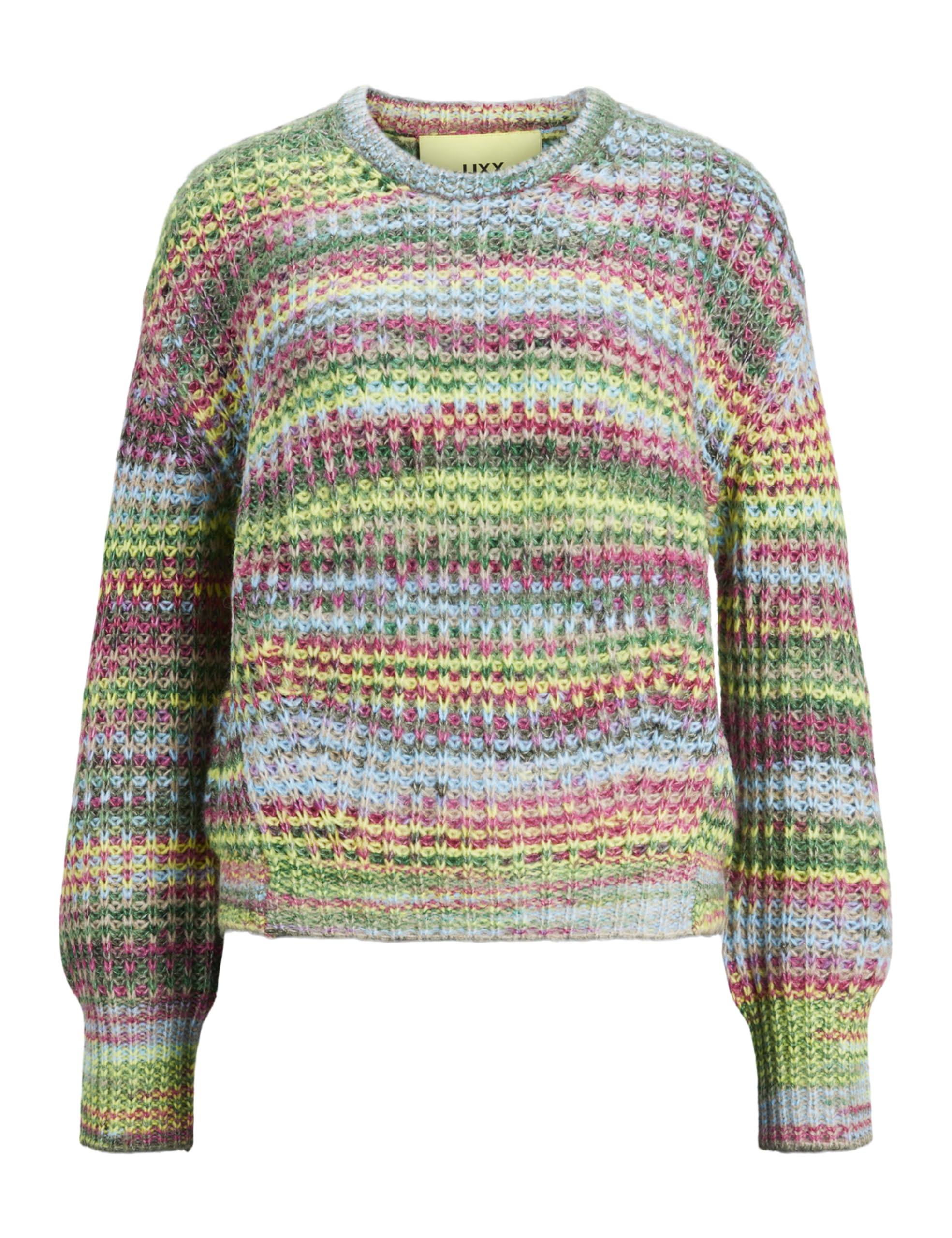 JJXX JXSIMONE SPACE DYE CREW NECK KNIT SN Triko Kadın