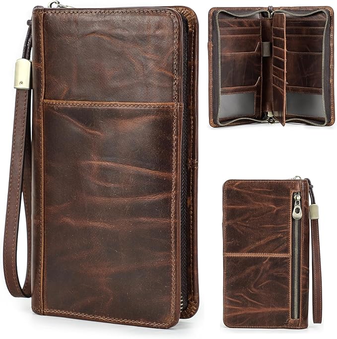 Passport Holder Travel Wallet PU Leather Card Case... U2013 Grandado