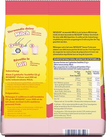 Nesquik Çilek Aromalı İçecek Tozu