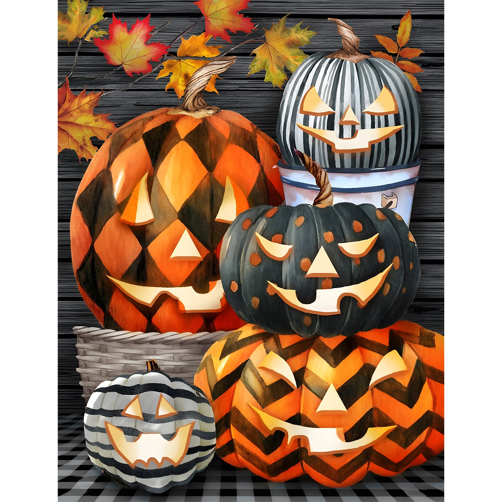Amazon.com: CEOVR Halloween Diamond Painting Kits - Fall Pumpkin DIY Full  Round Drill Diamond Art Painting Kits for Adults, Diamond Dot Art Paintings  Paint with Diamonds Gem Art Kits for Beginners Craft