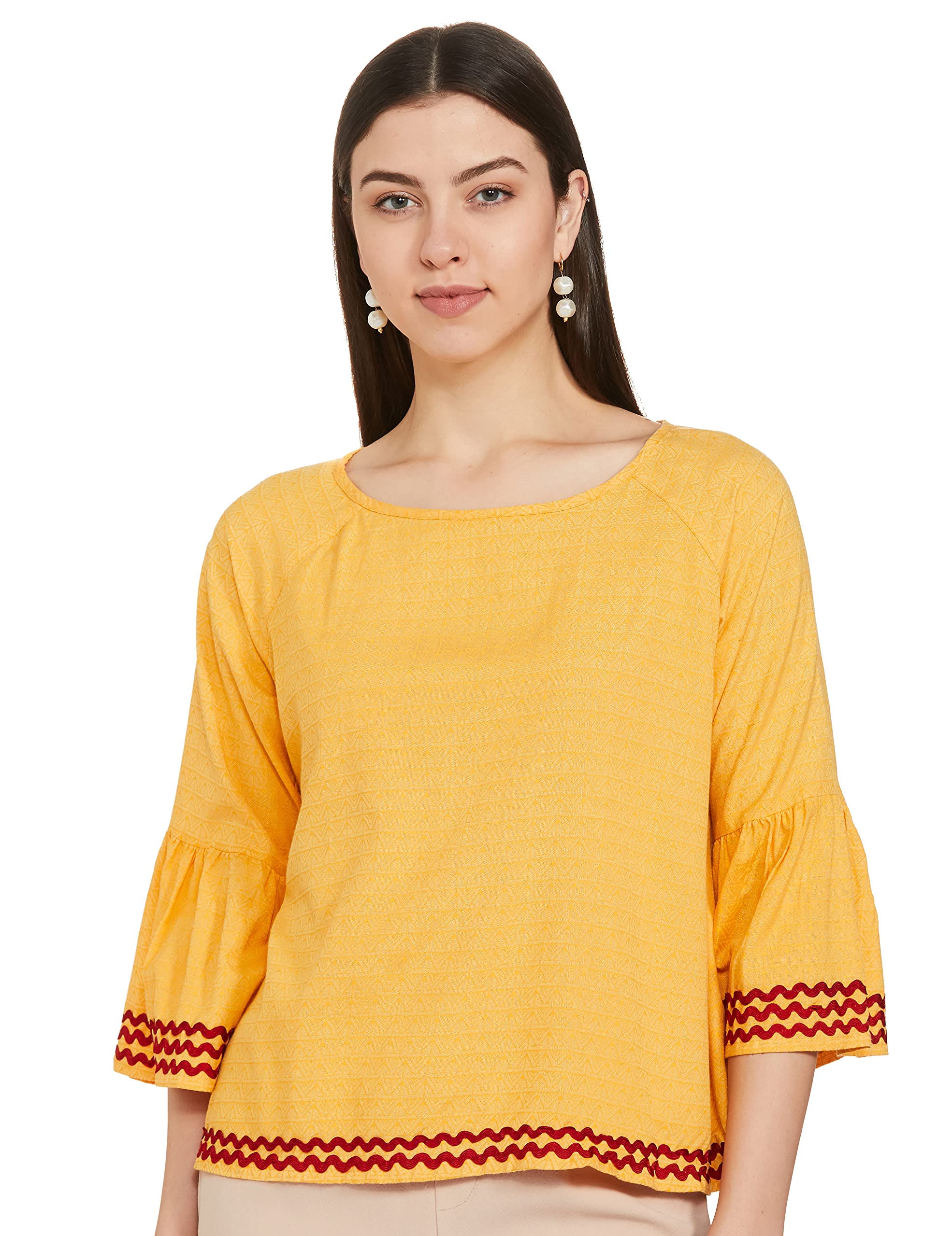 bronz Women's Slim Fit Top-picture-11